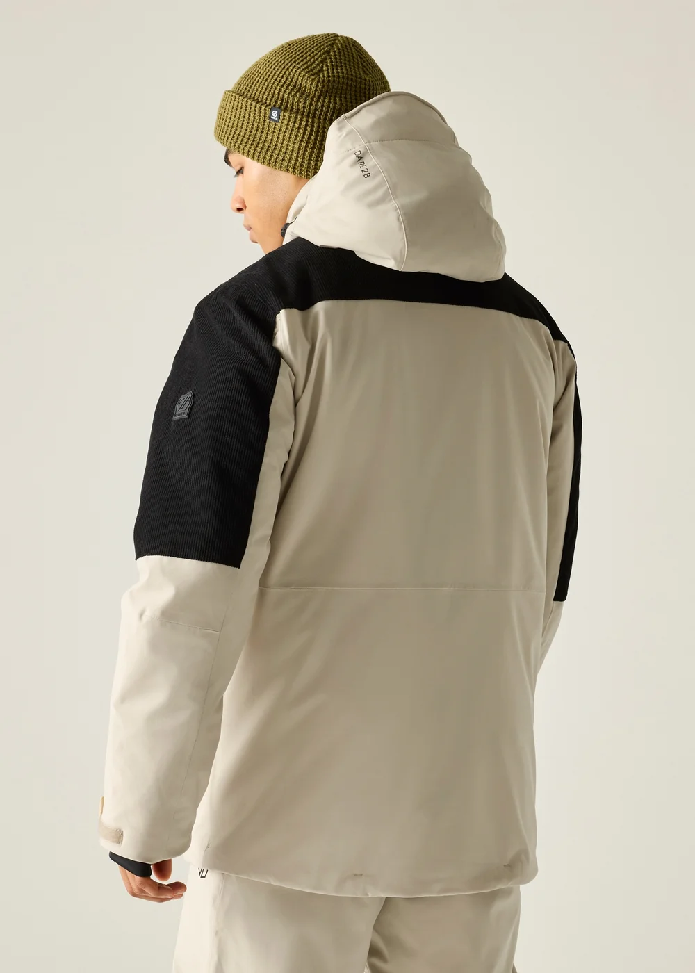 Dare 2B Black/Off White Firn Waterproof Insulated Jacket - L Image 2
