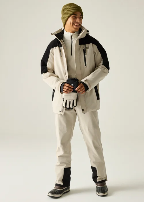 Dare 2B Black/Off White Firn Waterproof Insulated Jacket - L Image 3