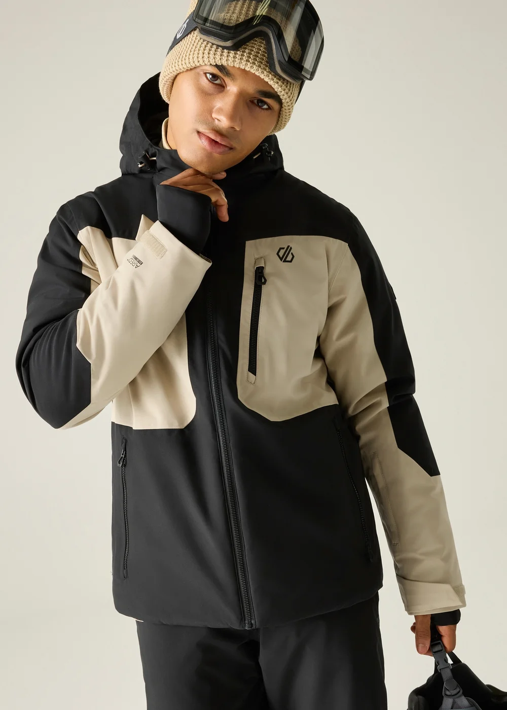 Dare 2B Black/Off White Eagle IV Waterproof Insulated Jacket - XL Image 1