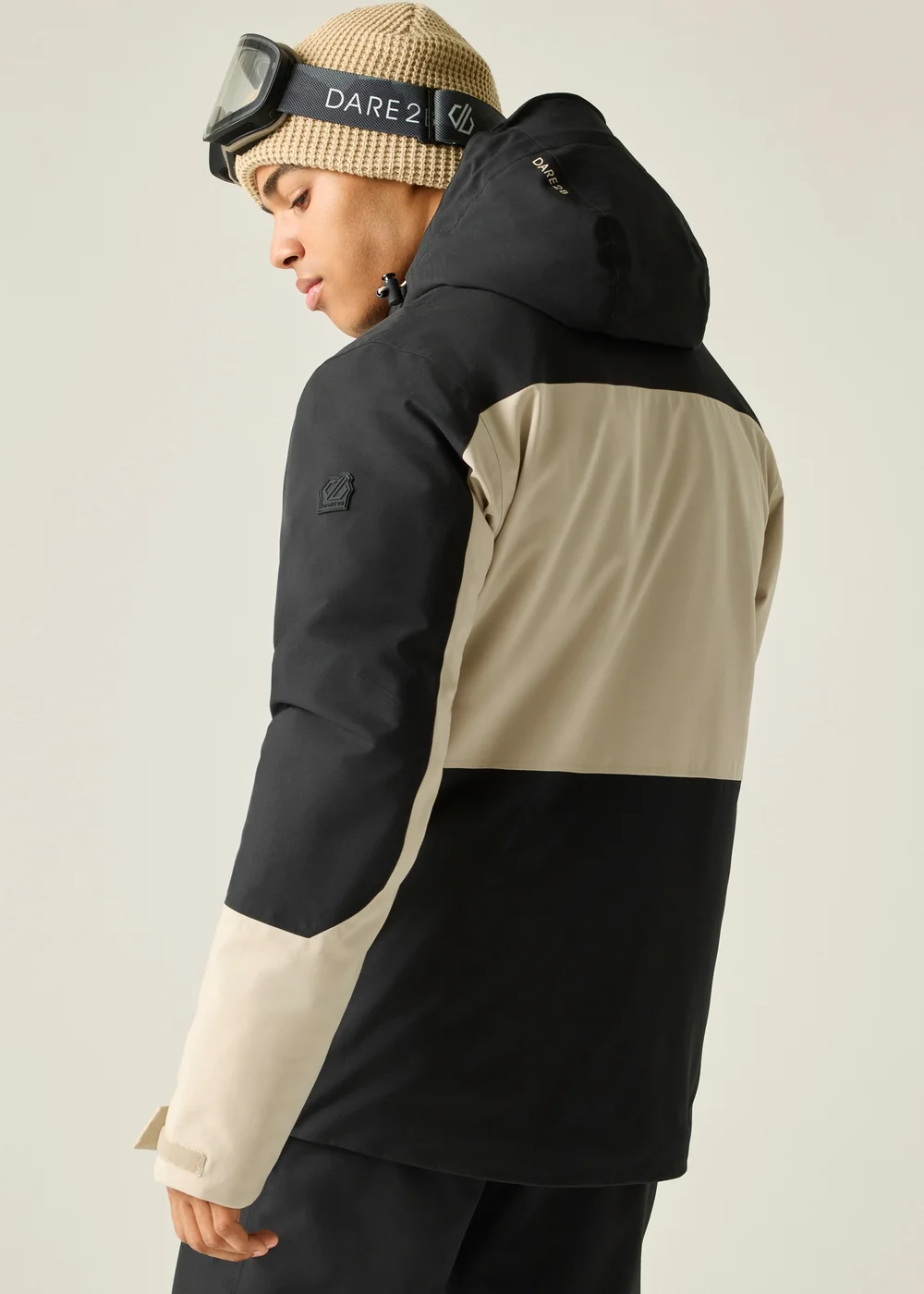 Dare 2B Black/Off White Eagle IV Waterproof Insulated Jacket - XL Image 2