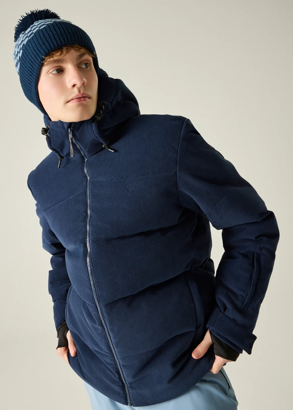 Dare 2B Navy Corded Waterproof Insulated Jacket - S Image 1