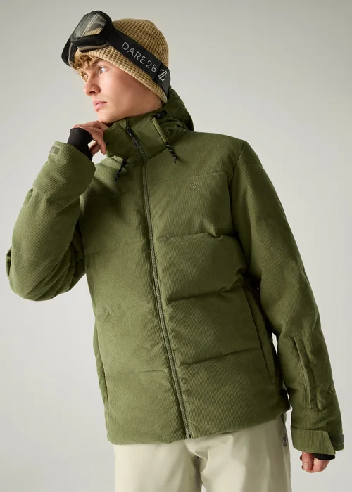 Dare 2B Olive Corded Waterproof Insulated Jacket - S Image 1