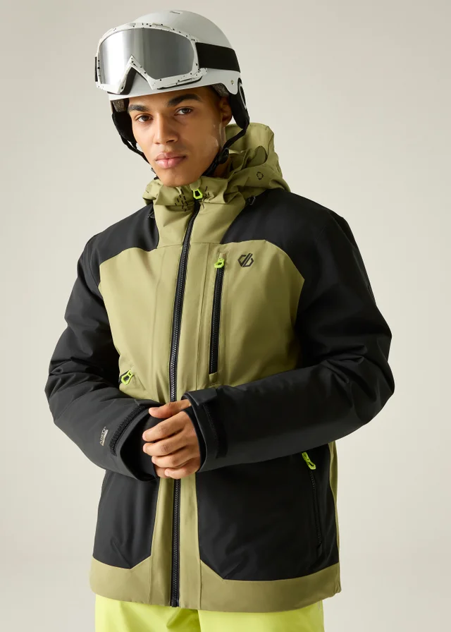 Dare 2B Black/Green Baseplate IV Waterproof Insulated Jacket