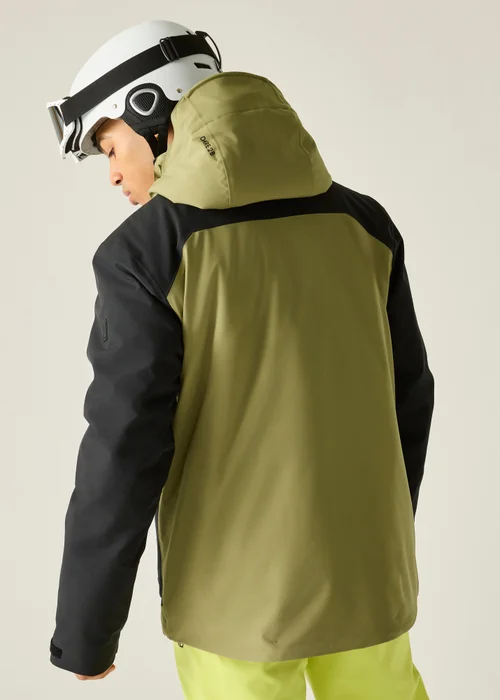 Dare 2B Black/Green Baseplate IV Waterproof Insulated Jacket - L Image 2