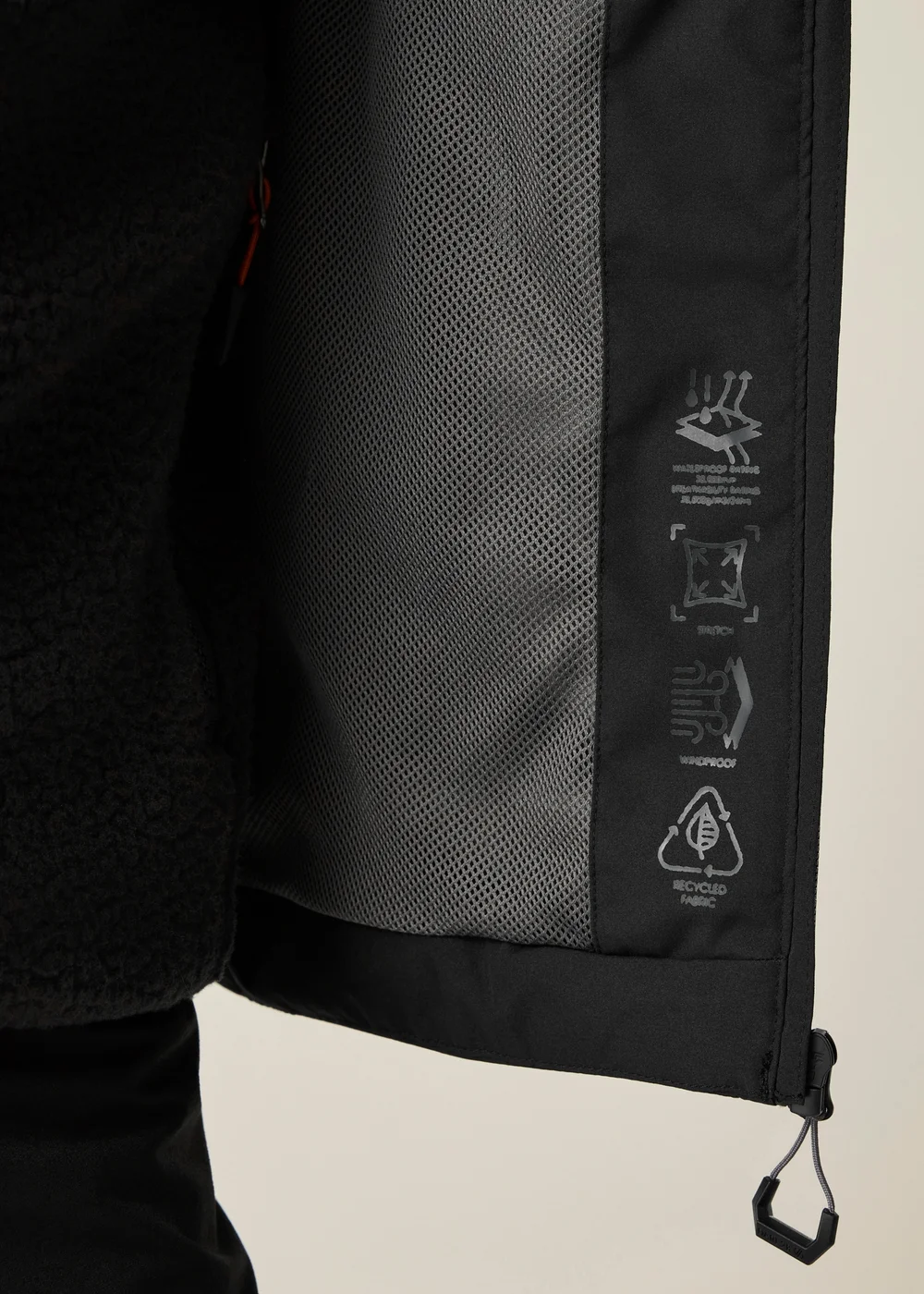 Dare 2B Black Switch out III Waterproof Jacket - 3XL Image 4