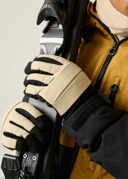 Dare 2B Black/Off White Freeride II Waterproof Gloves - 2XL Image 2