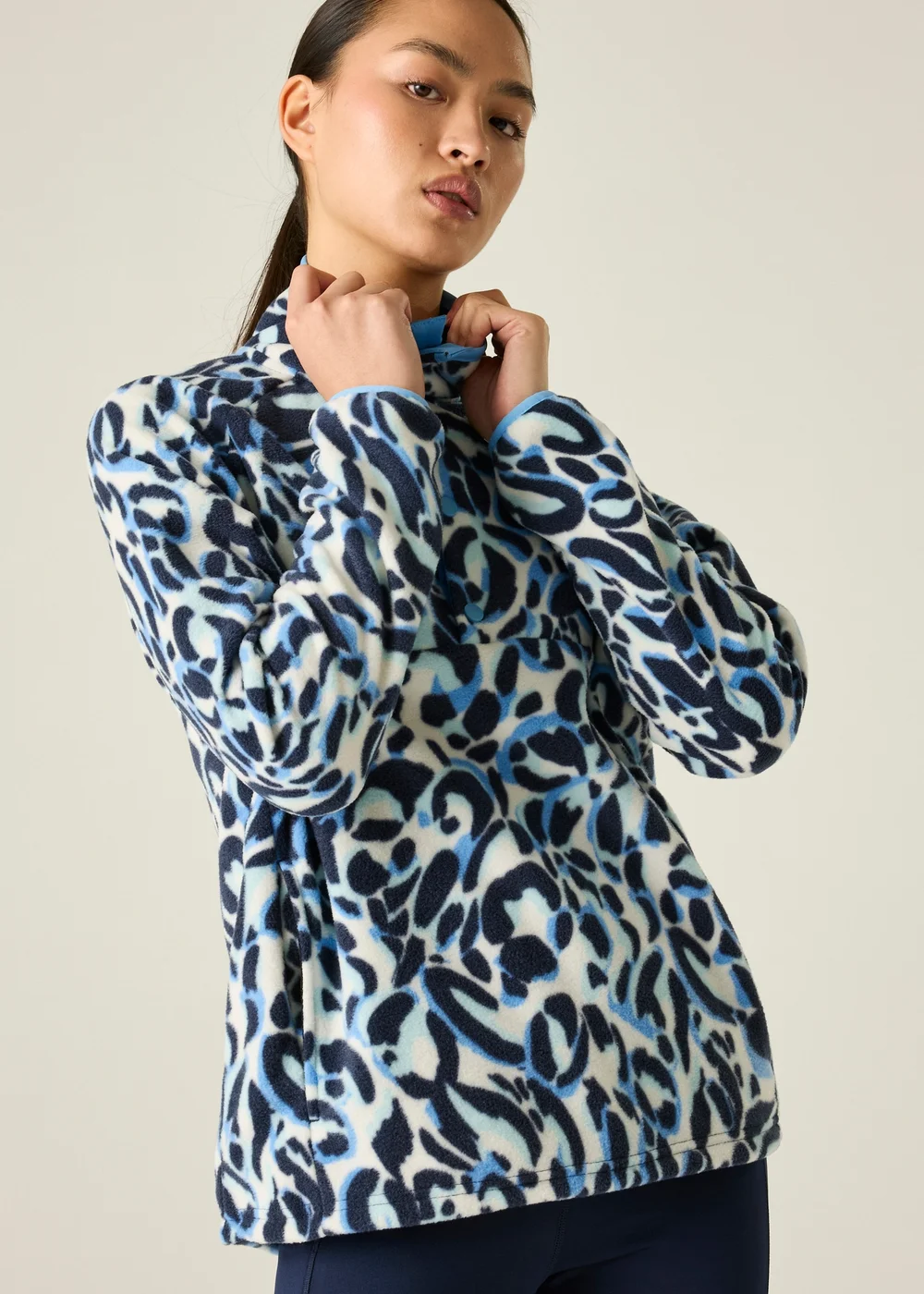 Dare 2B Blue Printed Cosy Fleece - 12 Image 4