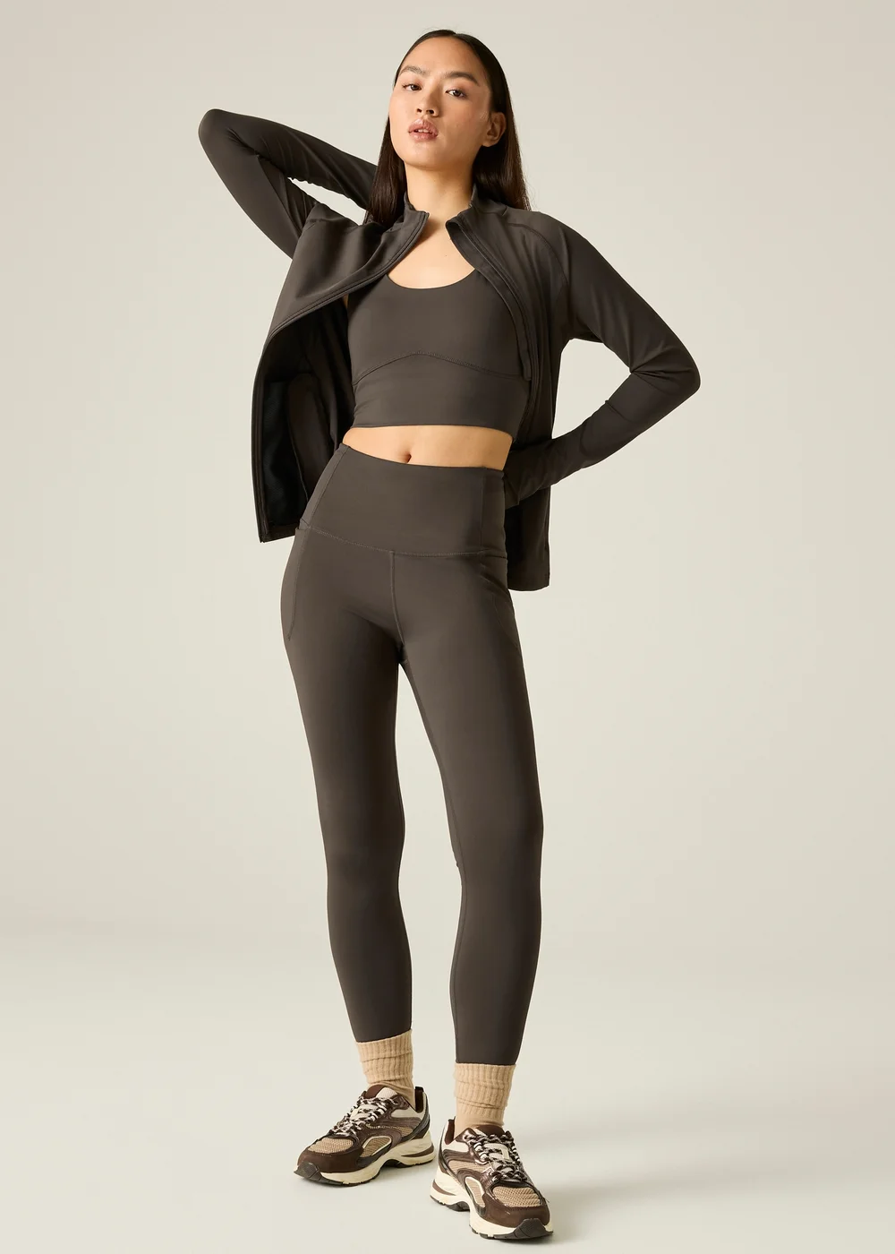 Dare 2B Chocolate Brown Refresh Quick-drying Leggings - 14 Image 3