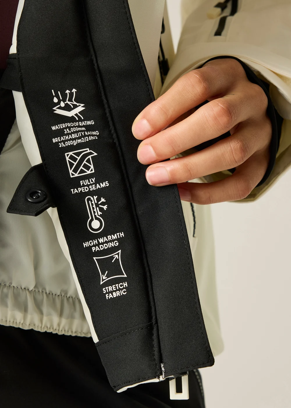 Dare 2B Black/Off White Flurry III Waterproof Insulated Jacket - 14 Image 4