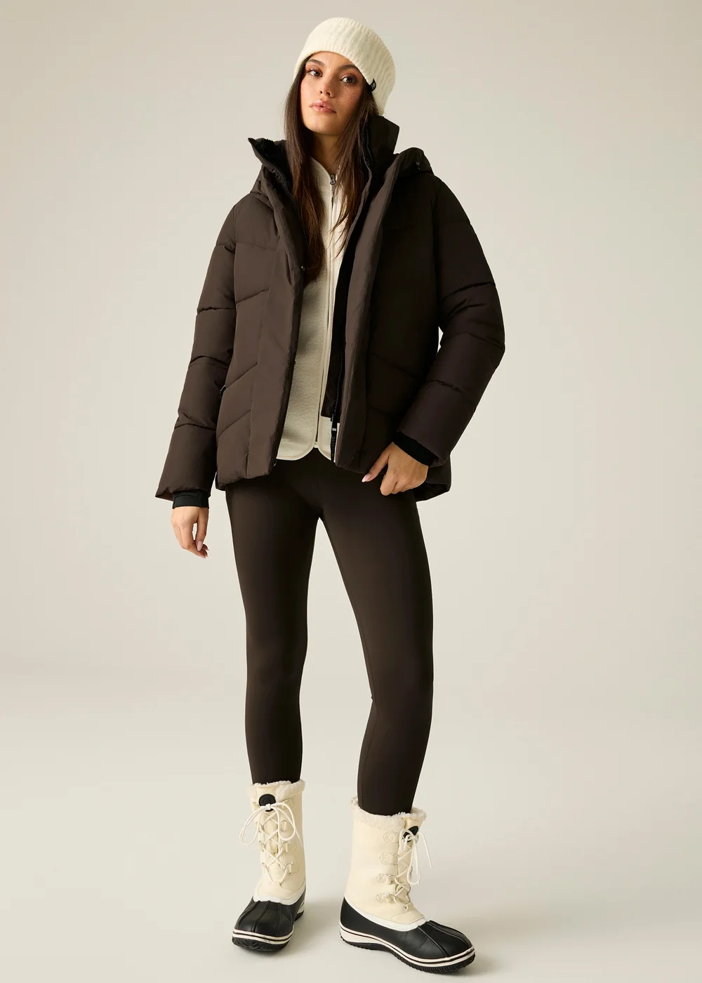 Dare 2B Chocolate Brown Lustre Waterproof Insulated Jacket - 12 Image 3
