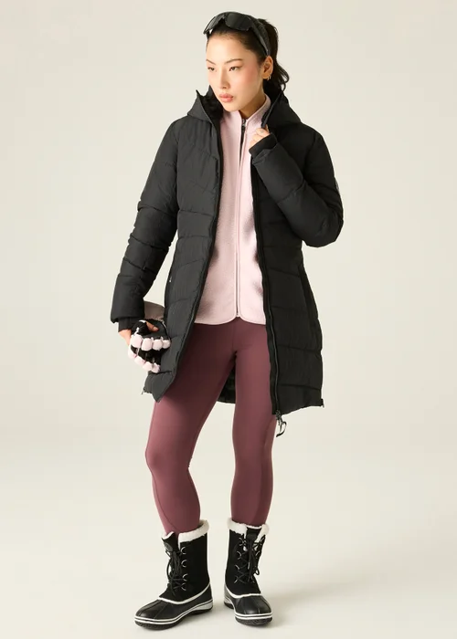 Dare 2B Black Glacier Long Waterproof Insulated Jacket - 10 Image 3