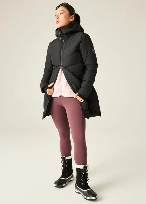 Dare 2B Black Glacier Long Waterproof Insulated Jacket - 10 Image 6