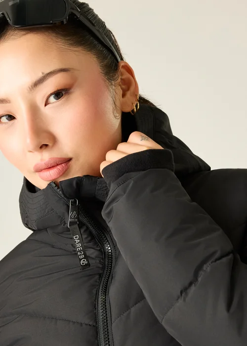 Dare 2B Black Glacier Long Waterproof Insulated Jacket - 10 Image 4