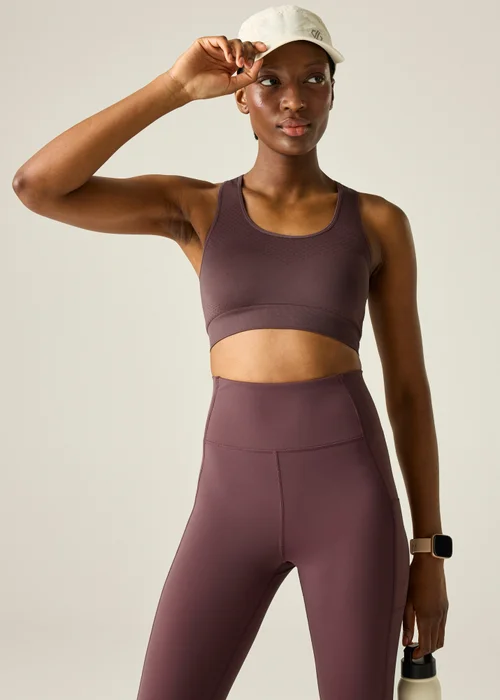 Dare 2B Aubergine Don’t Sweat It II Seamless Bra - M Image 4