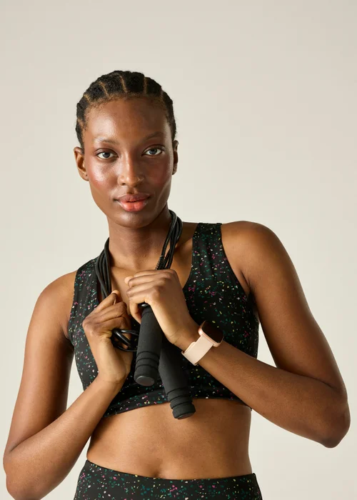 Dare 2B Black/Green Influential Quick-drying Bra - XL Image 4