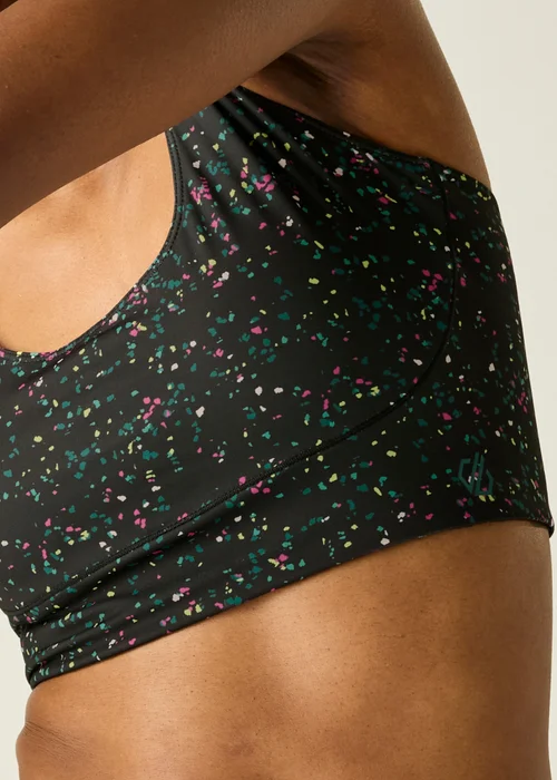 Dare 2B Black/Green Influential Quick-drying Bra - XL Image 5