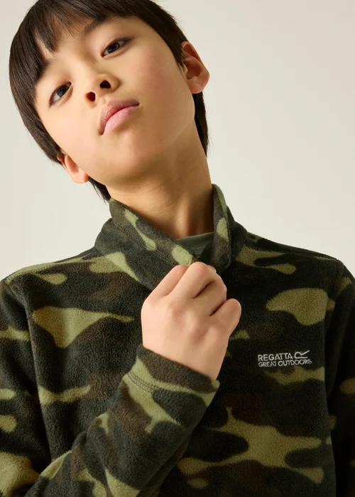 Regatta Khaki Hot Shot II Soft Fleece (3-13 years) - 7-8 Yrs Image 4