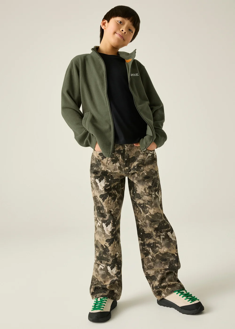 Regatta Olive King II Soft Fleece (3-13 years) - 13 Yrs Image 3