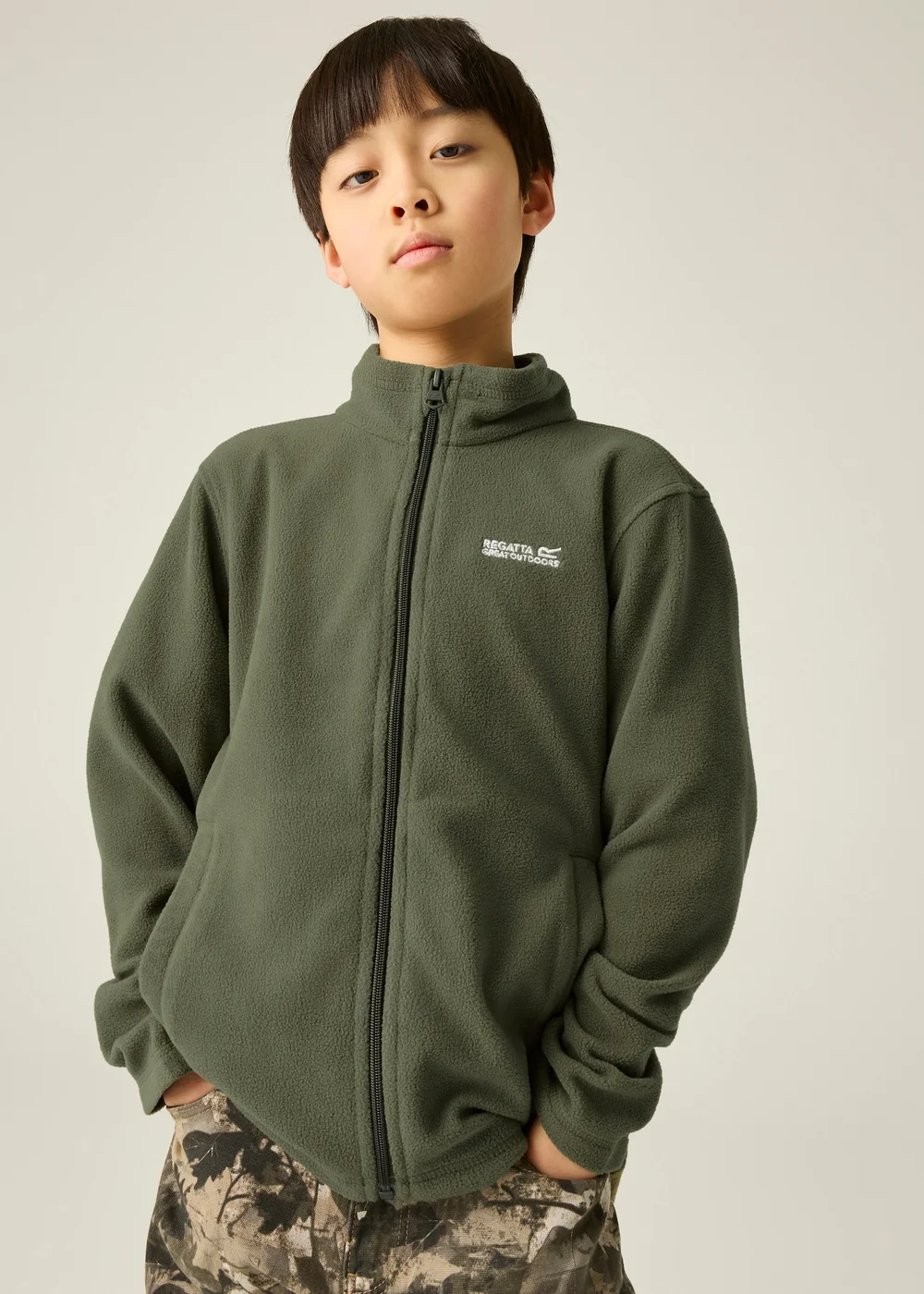 Regatta Olive King II Soft Fleece (3-13 years) - 13 Yrs Image 1