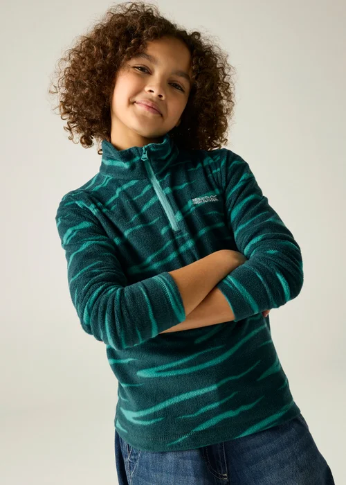 Regatta Turquoise Hot Shot II Soft Fleece (3-13 years) - 3-4 Yrs Image 1