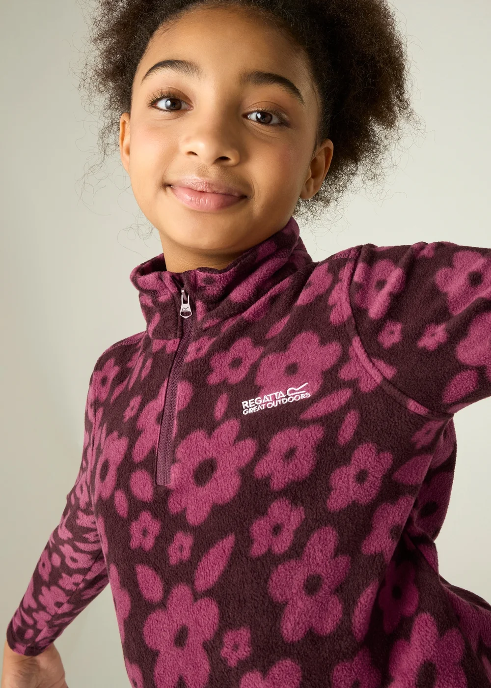 Regatta Pink Hot Shot II Soft Fleece (3-13 years) - 3-4 Yrs Image 4