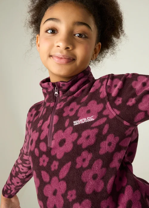 Regatta Pink Hot Shot II Soft Fleece (3-13 years) - 3-4 Yrs Image 4