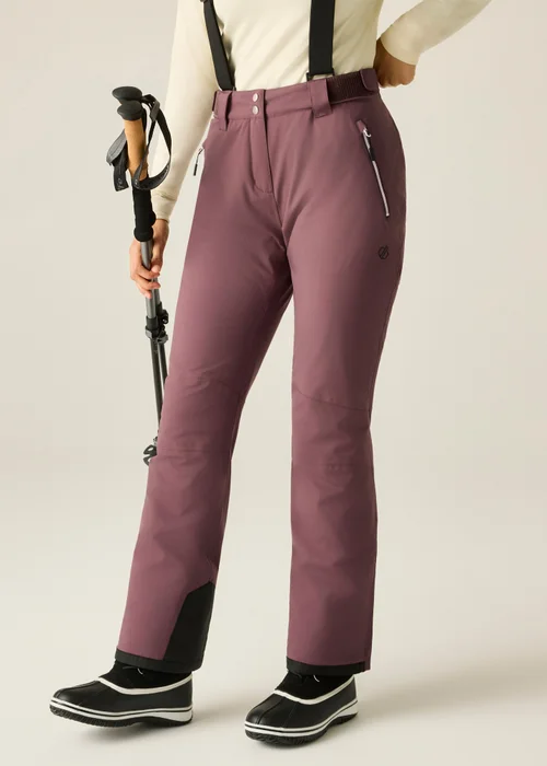 Dare 2B Aubergine Effused III Waterproof Salopettes - 14 Image 1