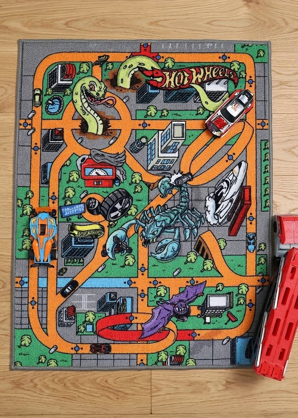 Hot Wheels Travel Play Rug - One Size Image 2