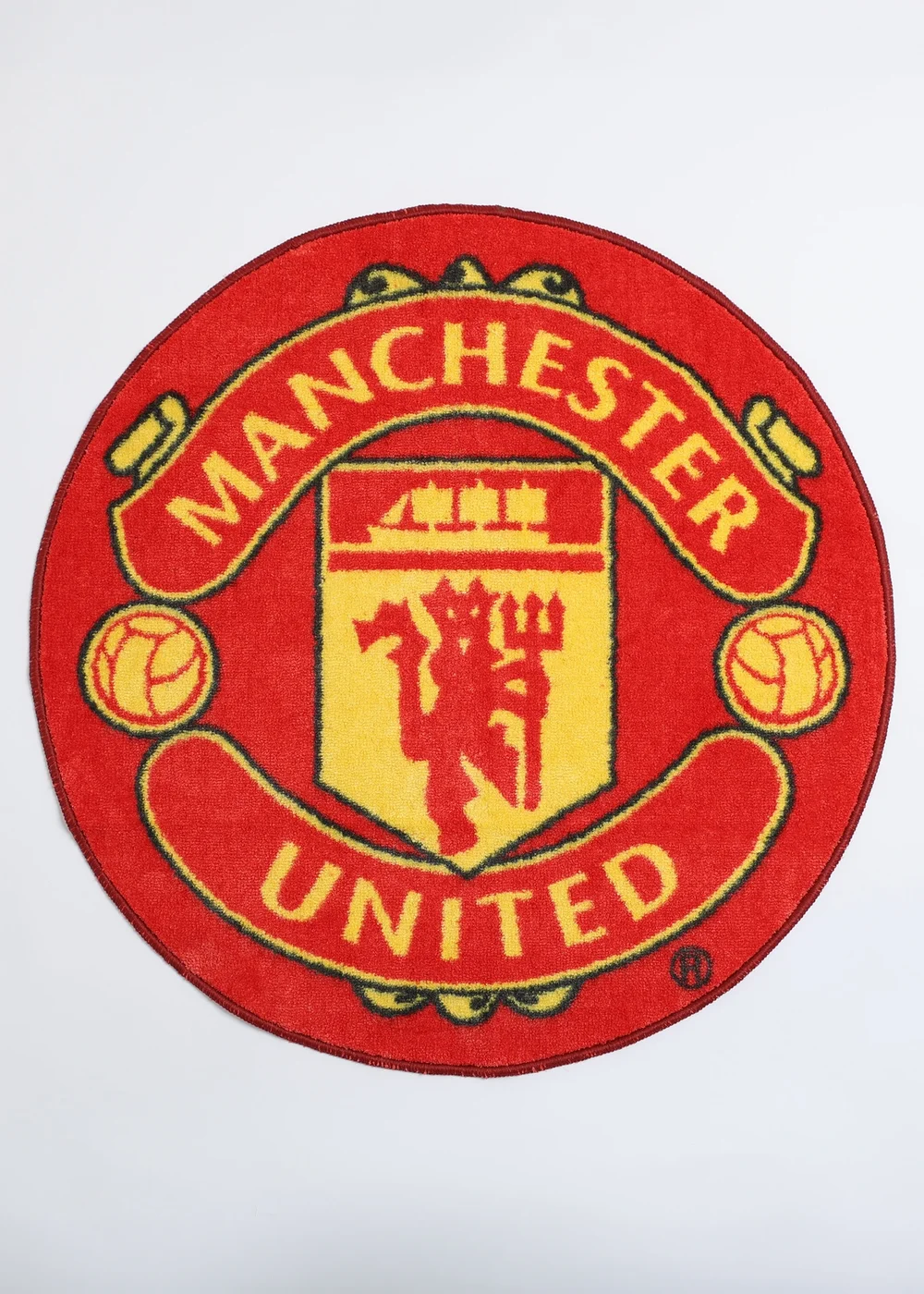 Manchester United Red Crest Rug - One Size Image 4