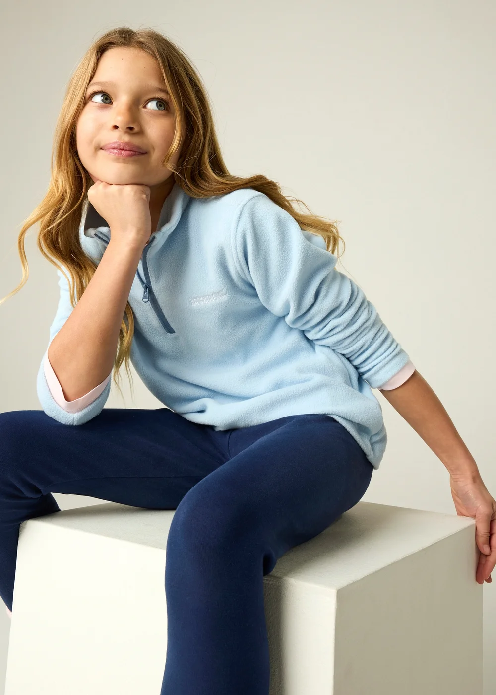 Regatta Pastel Blue Hot Shot II Soft Fleece (3-13 years) - 11-12 Yrs Image 3