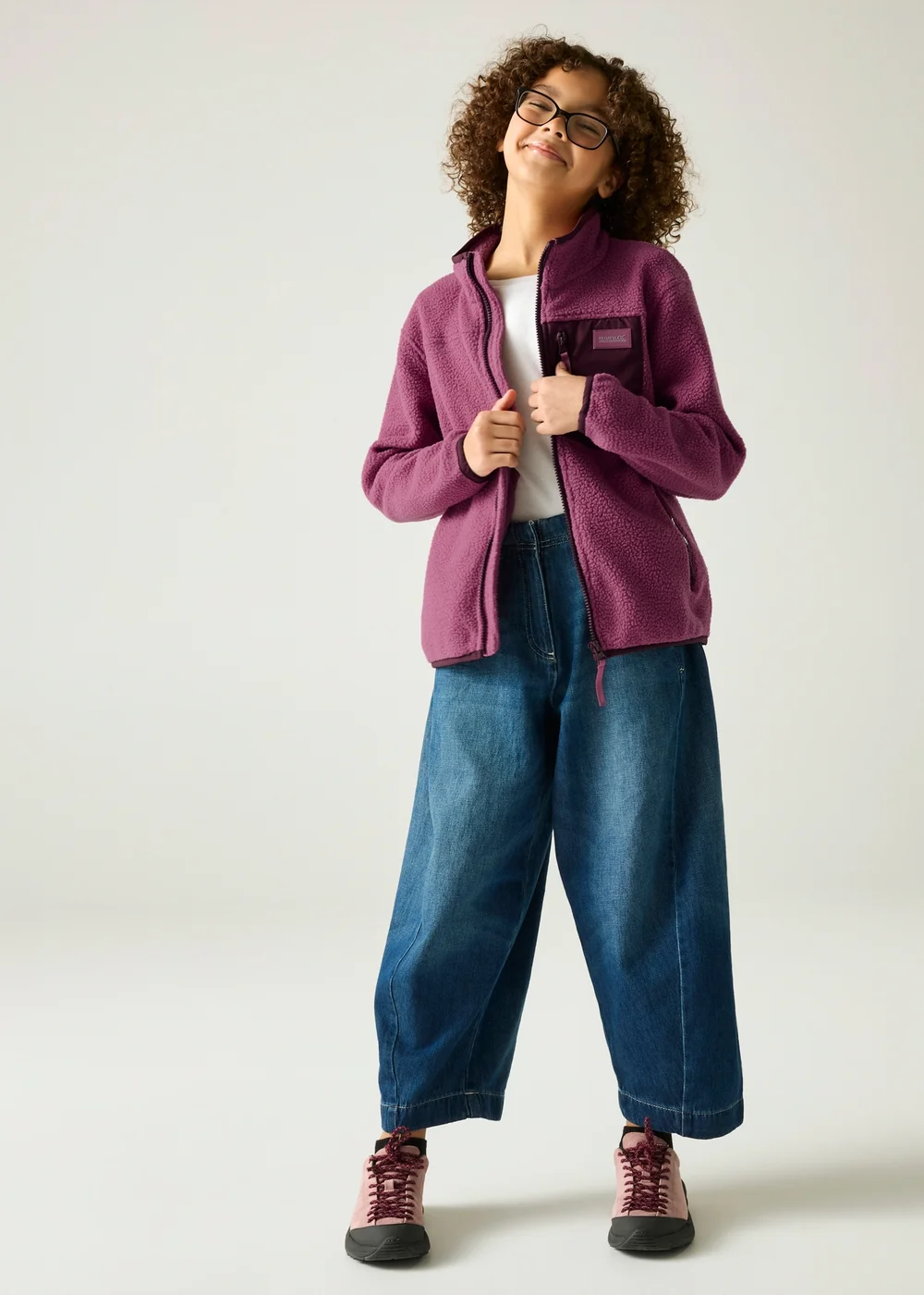 Regatta Pink Frankie Junior Warm Fleece (3-13 years) - 5-6 Yrs Image 3