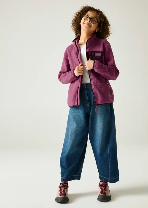 Regatta Pink Frankie Junior Warm Fleece (3-13 years) - 5-6 Yrs Image 3