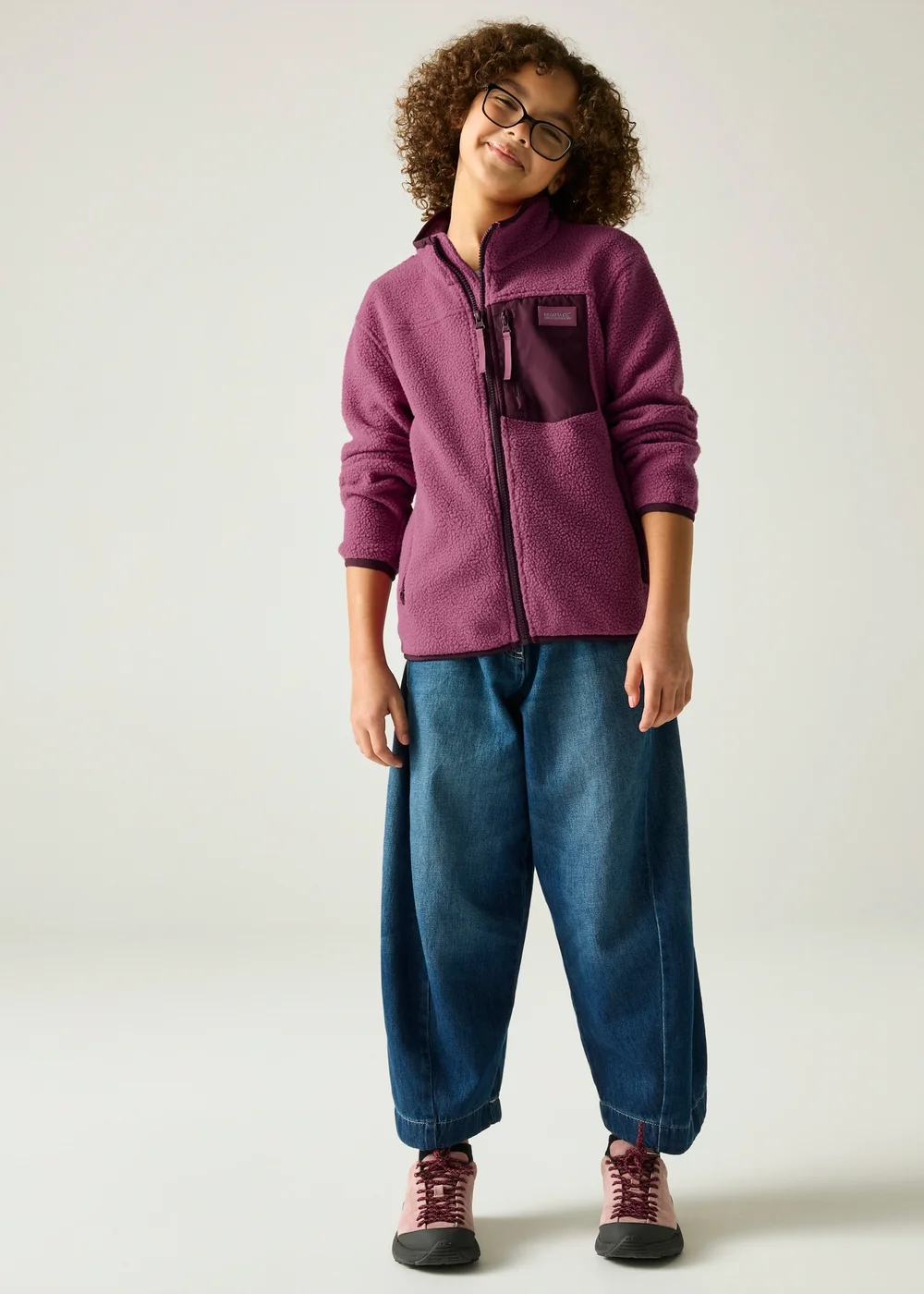 Regatta Pink Frankie Junior Warm Fleece (3-13 years) - 5-6 Yrs Image 5