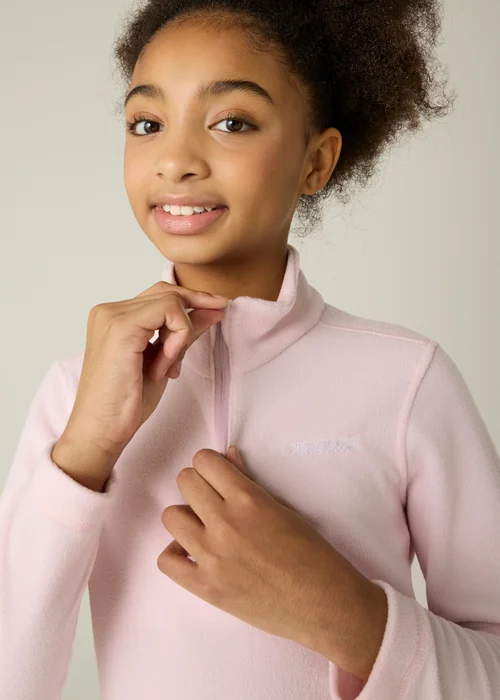 Regatta Pale Pink Hot Shot II Soft Fleece (3-13 years) - 11-12 Yrs Image 4