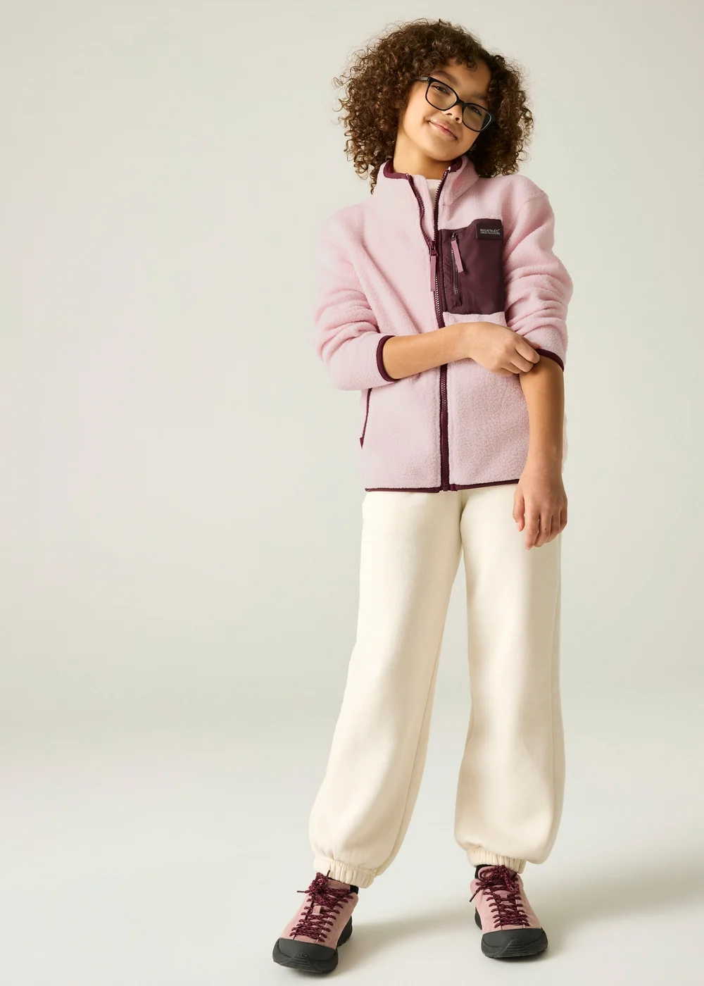 Regatta Pale Pink Frankie Junior Warm Fleece (3-13 years) - 11-12 Yrs Image 3