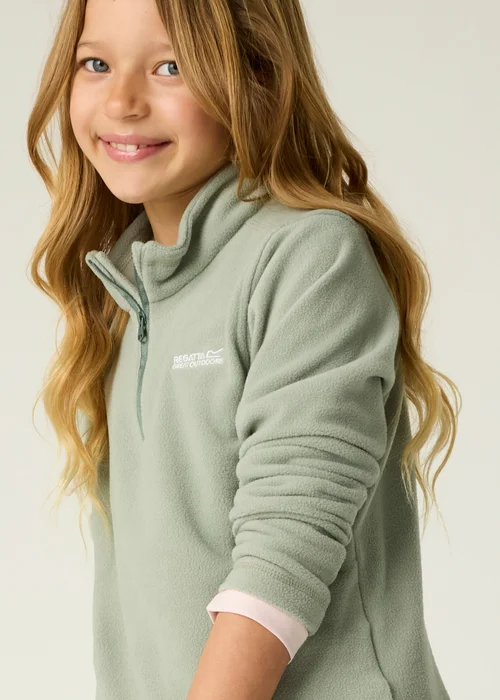 Regatta Soft Green Hot Shot II Soft Fleece (3-13 years) - 11-12 Yrs Image 4