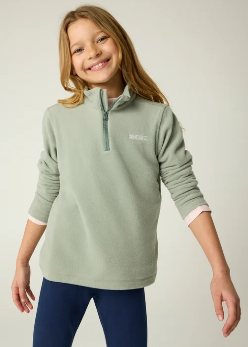 Regatta Soft Green Hot Shot II Soft Fleece (3-13 years) - 11-12 Yrs Image 5