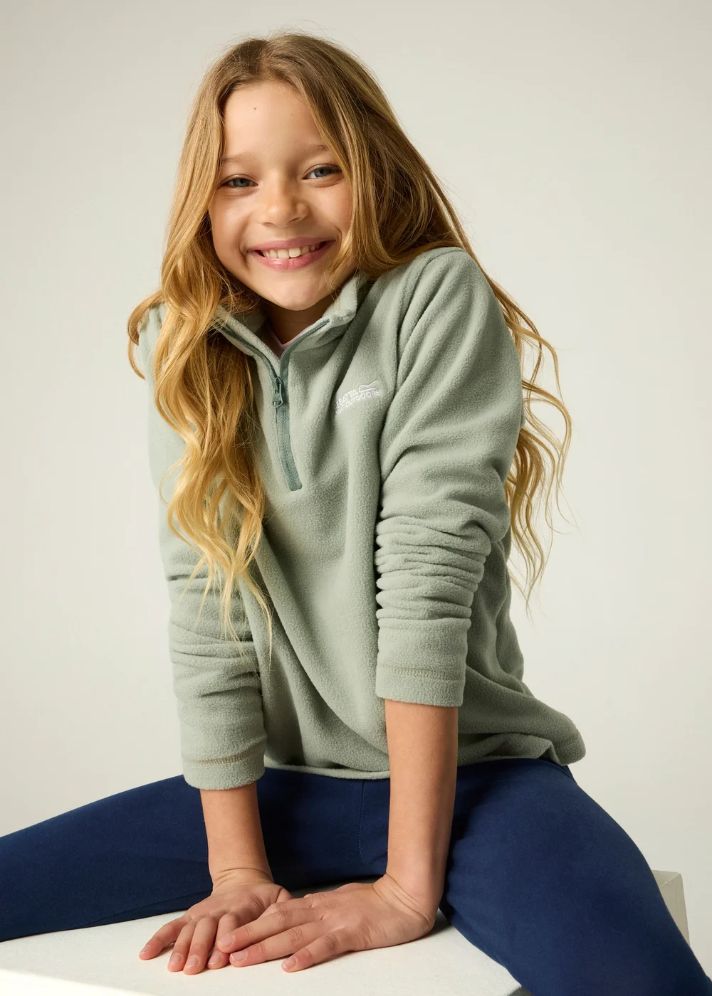 Regatta Soft Green Hot Shot II Soft Fleece (3-13 years) - 11-12 Yrs Image 6