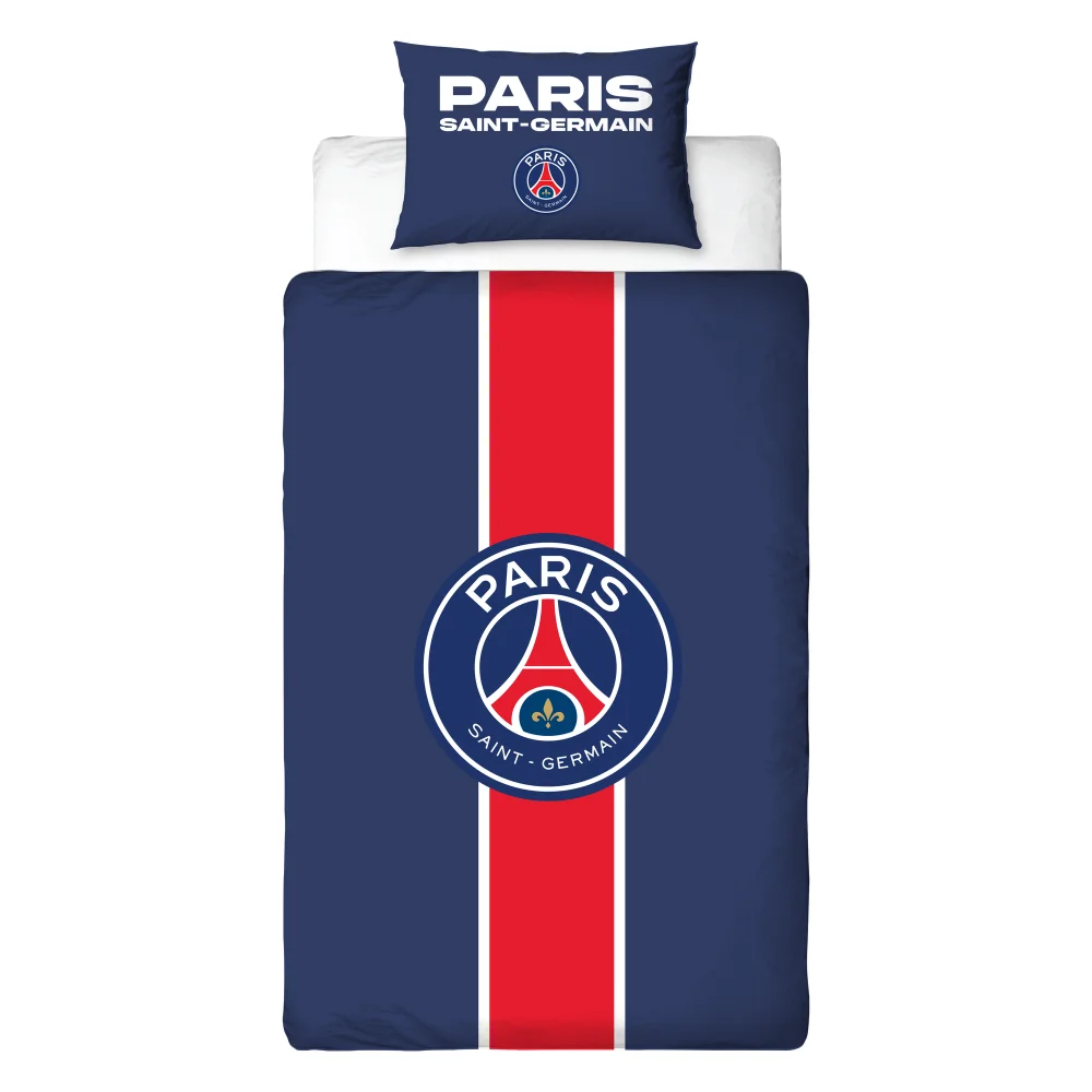 Paris Saint Germain FC Blue Single Duvet Cover Set - Single Image 2