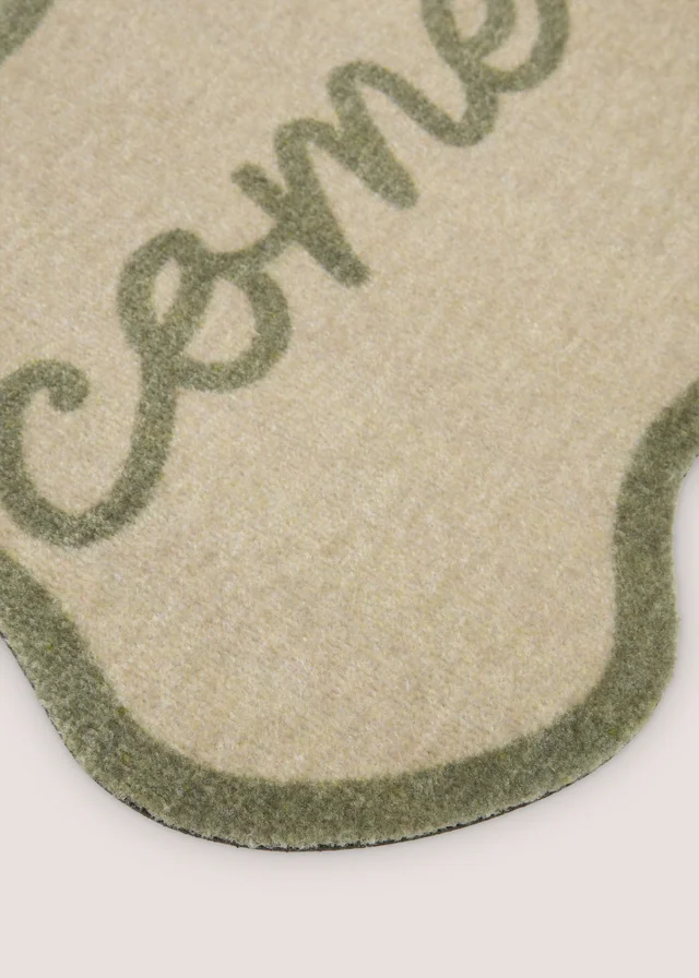 Green Come In Door Mat
