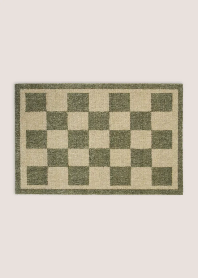 Green Checkerboard Muddle Mat