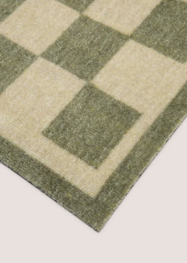 Green Checkerboard Muddle Mat