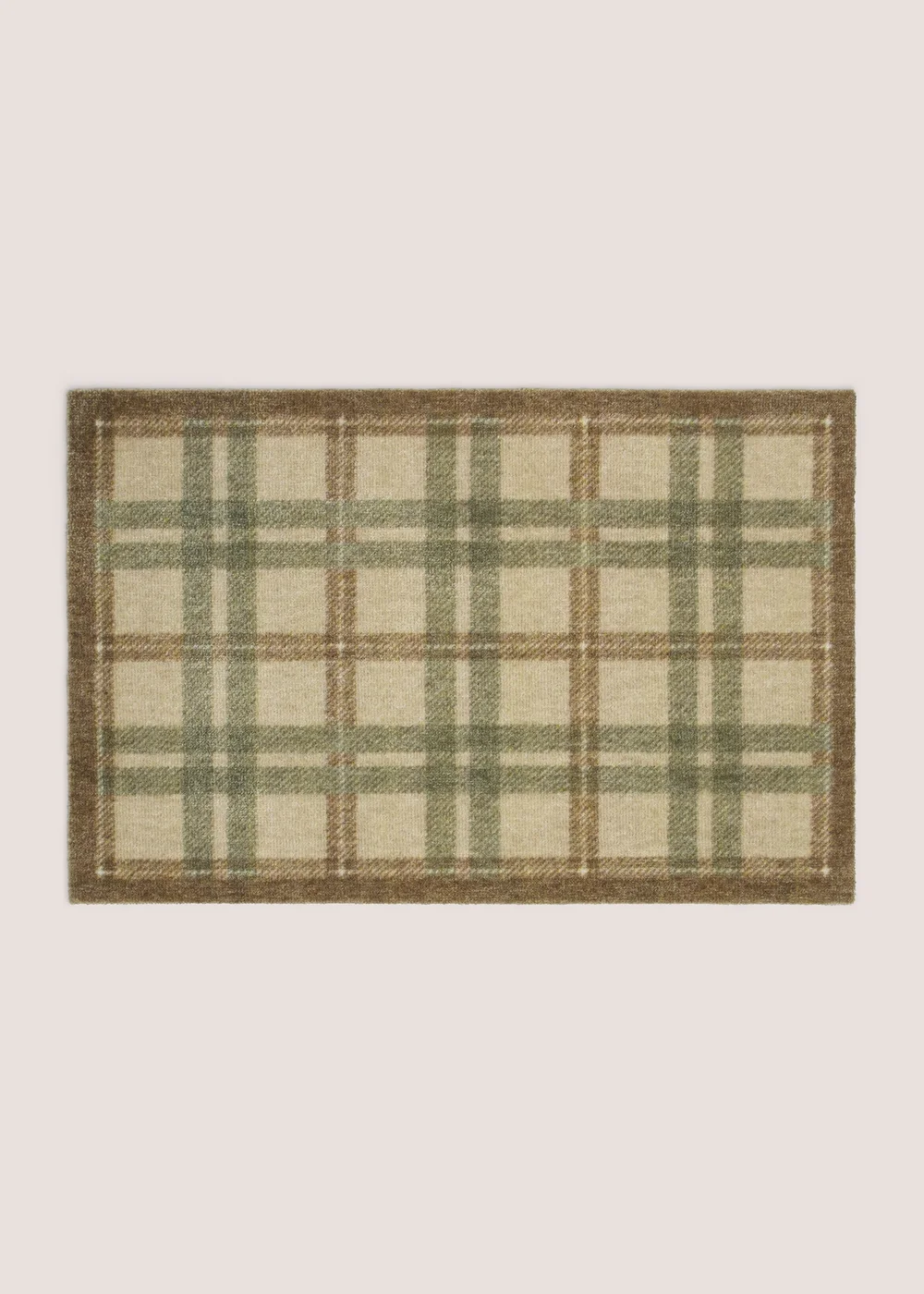 Tartan Checked Muddle Mat Image 1