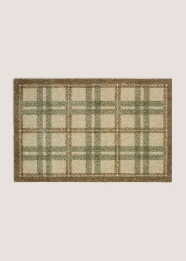 Tartan Checked Muddle Mat