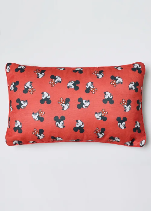 Disney Mickey and Minnie Mouse Rectangle Bolster Cushion - 30 x 50cm Image 5
