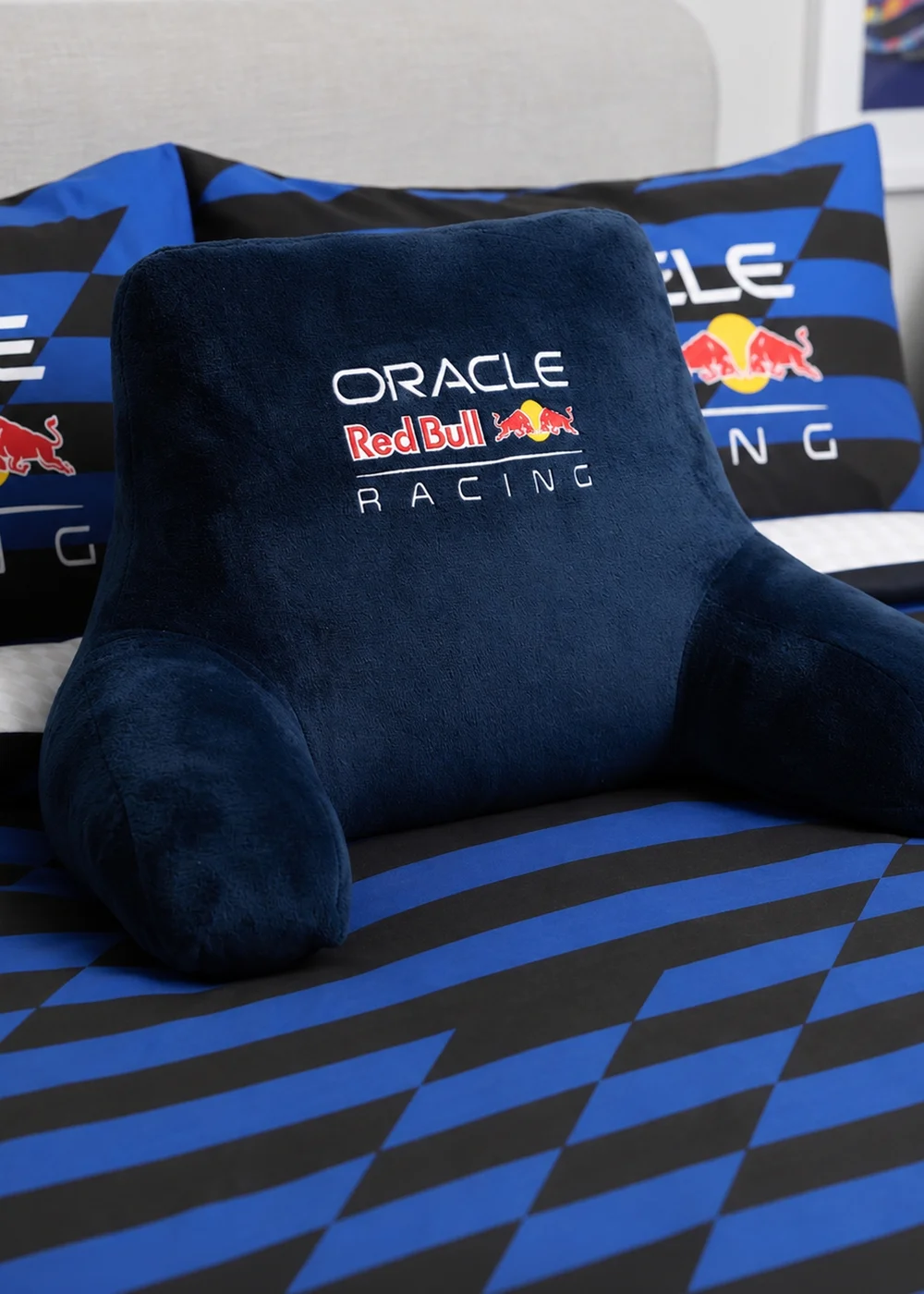 Oracle Redbull F1 Navy Cuddle Cushion - One Size Image 1