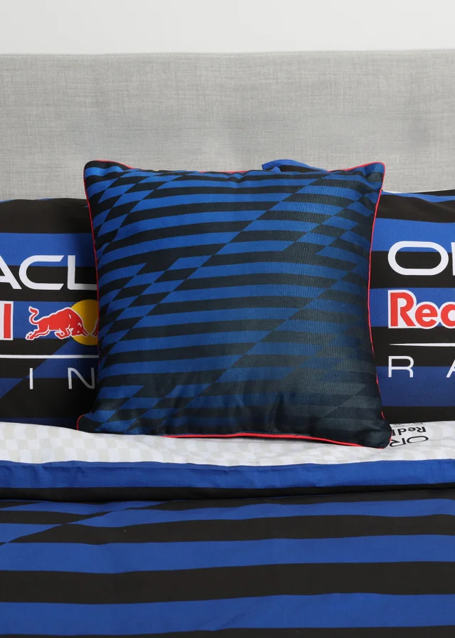 Oracle Redbull F1 Blue Square Cushion