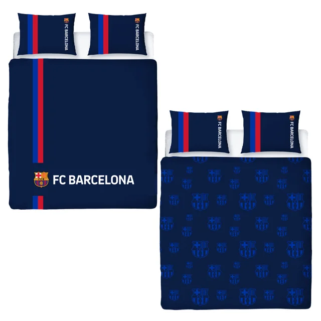 Barcelona FC Blue Double Duvet Cover Set