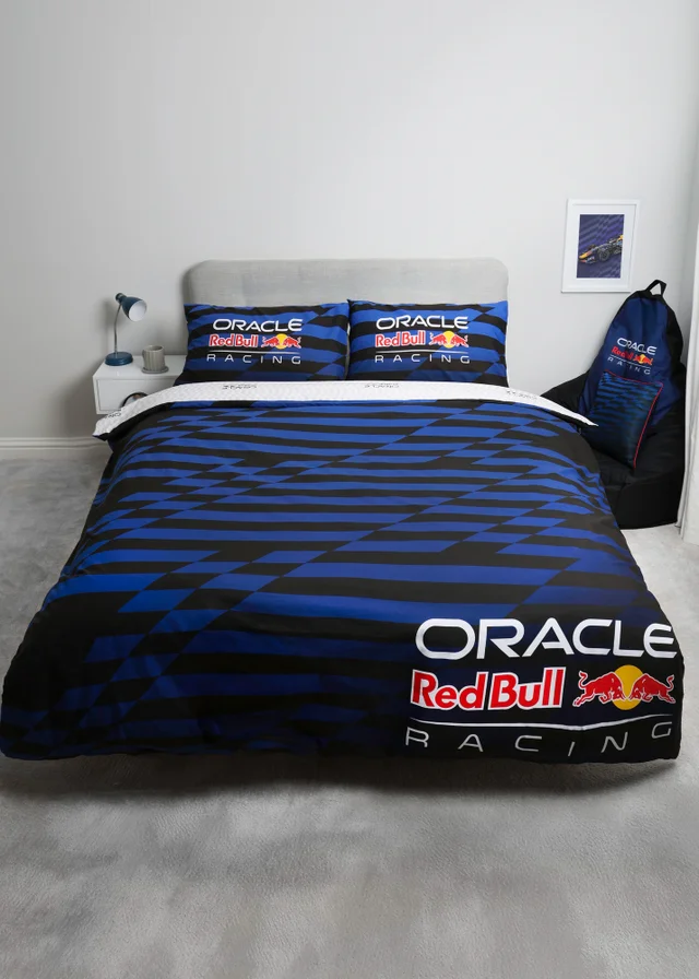Oracle Red Bull F1 Navy Double Duvet Cover Set