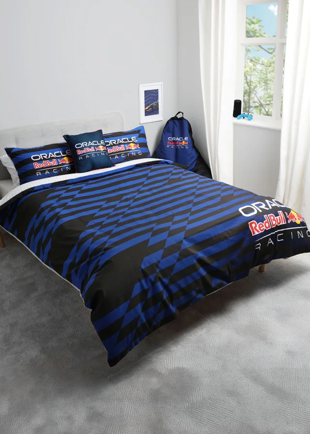 Oracle Red Bull F1 Navy Double Duvet Cover Set